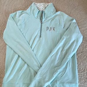 Mint color quarter zip